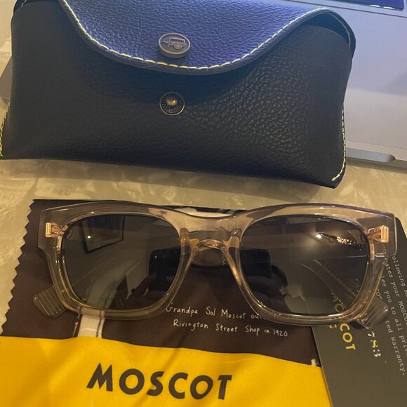 MOSCOT Zogan Sun Sunglasses in Mist - Picture 3 of 6